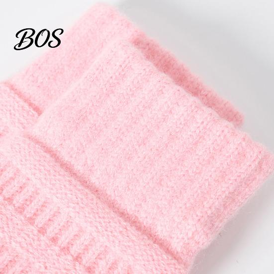 Outdoor Work Gloves for Winter Knitted Touchscreen Men Women, Warm Thermal Gloves, Thickened Conductive Fingertip Smartphone Plush Lining Mittens Cold