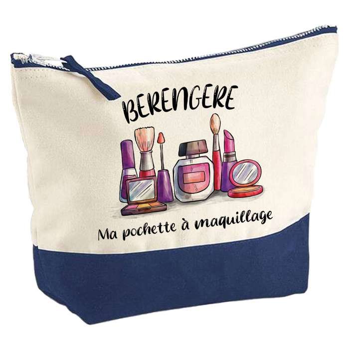 Trousse de maquillage - PLANETEE - Maquillage Bérengère - Grand format - Coton - Impression HD