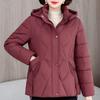 Plus Size L-5XL Fashion Female Coat Winter Jackets Hooded Loose Thick Warm Middle Age Women Parkas