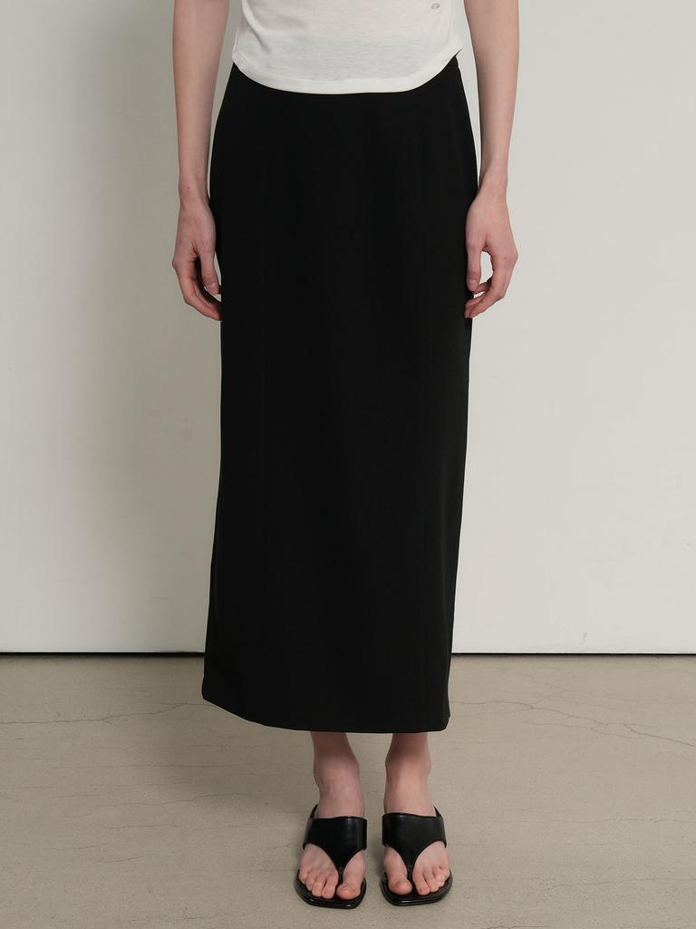 GENERALIDEA Minimal H-Line Long Skirt [Black] / Wbe1L13505