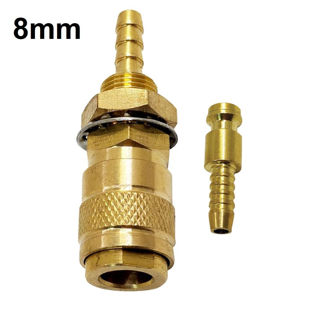 1set Red+Yellow+Blue Water Cooled&Gas Adapter Quick Connector Fitting For TIG Welding Torch Welding Torch Quick Connector