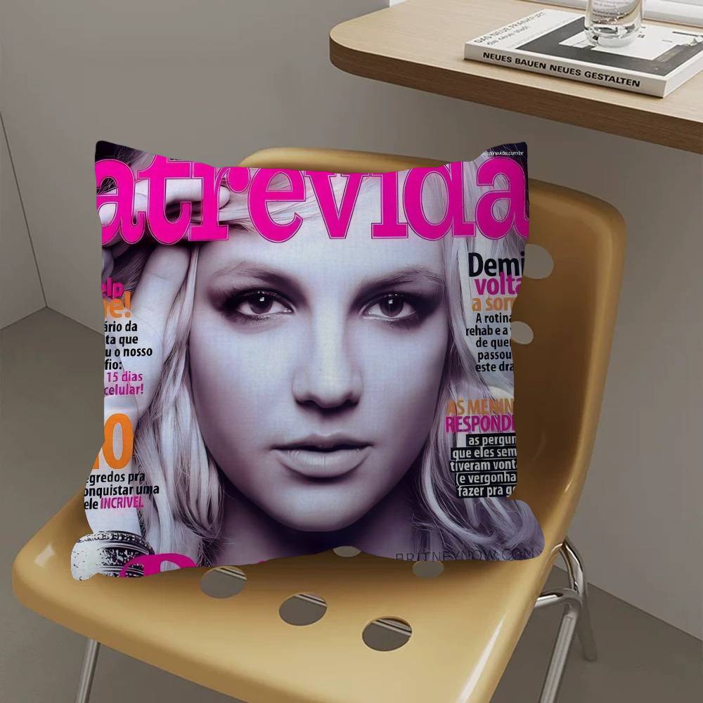 B-Britney S-Spears Kuddfodral Dekorativ Kudde Soffa Heminredning fodral kuddfodral