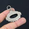 Natural Nepharite Gemstone Indian Jewelry 925 Sterling Silver Pendant For Women