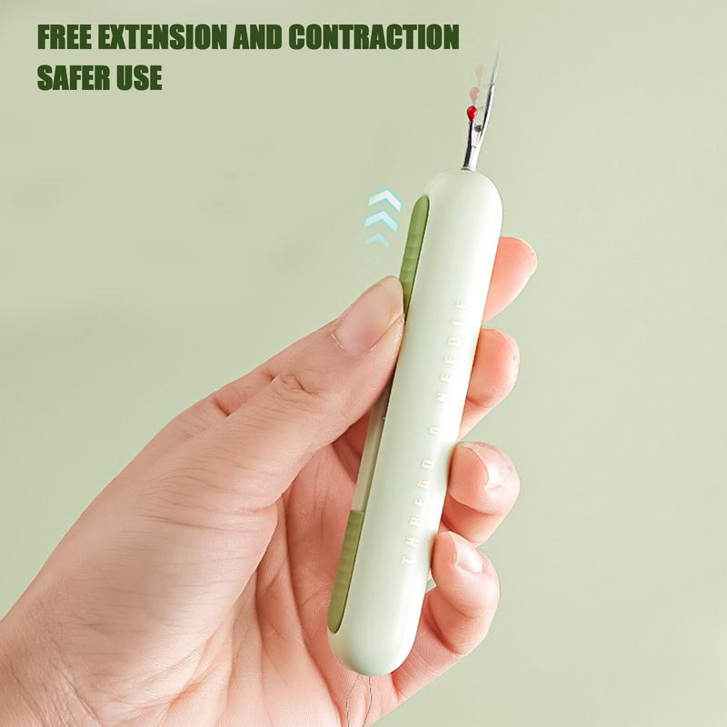 DIY Seam Thread Remover Portable 2-in-1 Threader Stitching Remover Household Tool for The Elderly Hand Sewing Seam Accessories