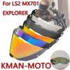 MX701 Visor for MX701 EXPLORER Motorcycle Helmet Shield Motocross Rally Off-road Moto Casco Lens Uv Cut Sunshield