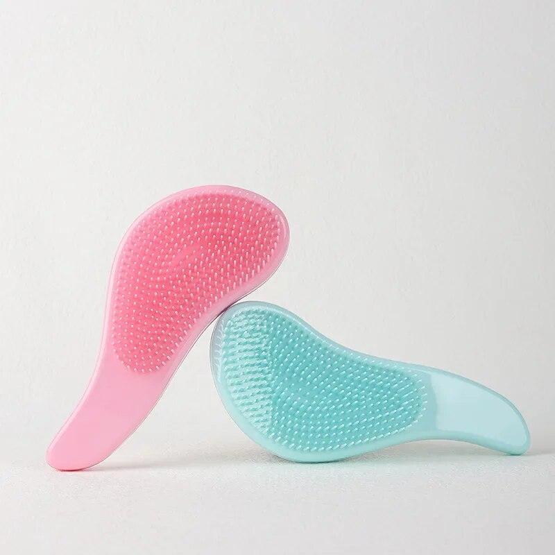 1 stücke Heißer Magie Griff Kamm Anti Statische Massage Haarbürste Verwicklung Entwirren Dusche Massage Haarbürste Kamm Salon Haar Styling Werkzeug