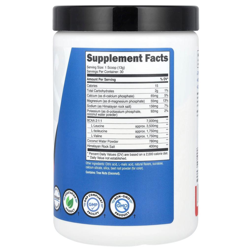 Athletic Performance, Bcaa+, Fruit Punch, 393G (14Oz)