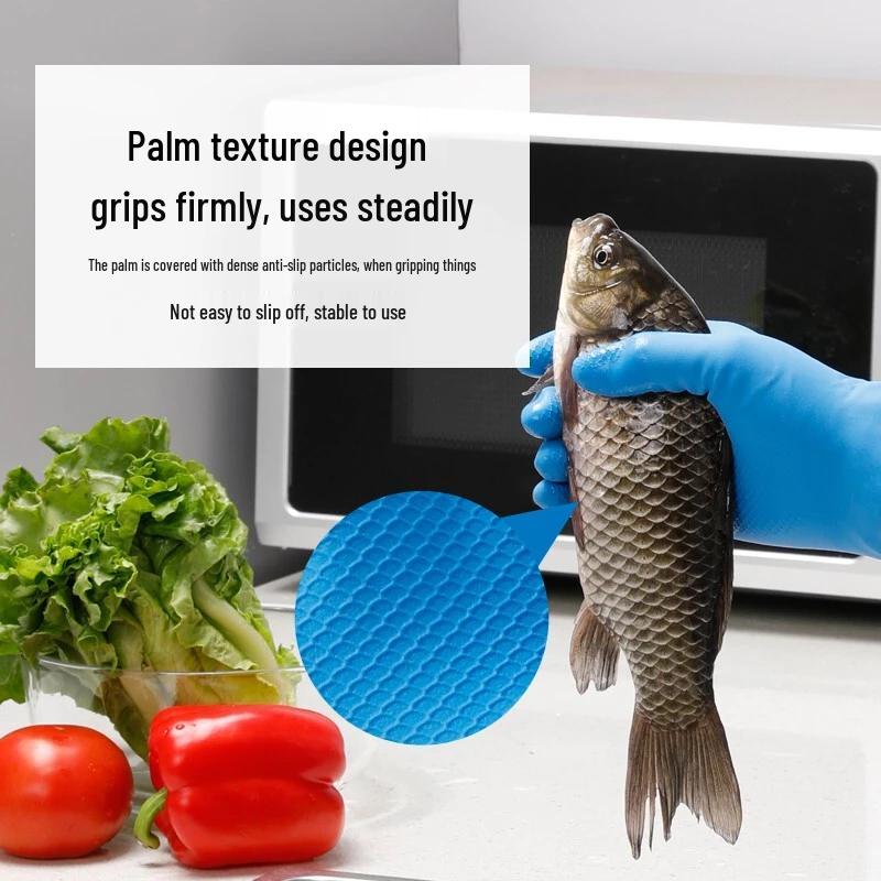 MARYYA Thickened Household Rubber Cleaning Gloves