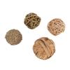 4Pcs Small Animal Activity Toy Pets Chew Balls Bunny Rabbits Guinea Pigs Gerbils