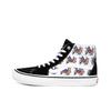 Sk8 Pro Retro Casual Tênis de Skate Cano Alto Unissex Preto Branco VN0A45JD11Z
