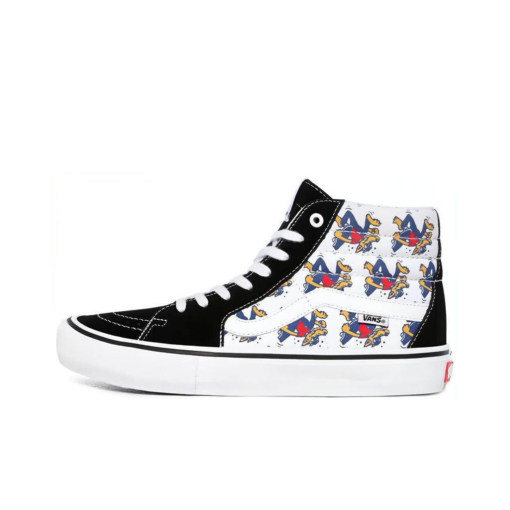 Vans Sk8 Pro Retro Casual High-Top Skate Shoes Unisex Sneakers Black White VN0A45JD11Z