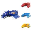 Pixar Cars Hexagon Castle Tent Kids Toy Set With Mack Lightning Mcqueen King Jackson Storm Racers