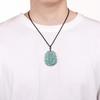 Grade A Jade Pixiu Guanyin Buddha Dragon Pendant Necklace Peace Amulet