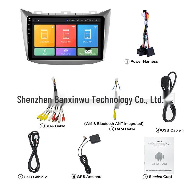 International Version Haima M3 (2013-2015) Large Screen Android Smart GPS Navigation with WiFi