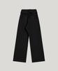 Poeteuseoul Folded Waist Wide Pants_Black
