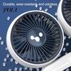 Auto Cooling Fan Car USB Powered Double Heads 360 Degree Rotatable 3 Speeds Adjustable 12V/24V Universal Large Airflow Dashboard Mount Accessories