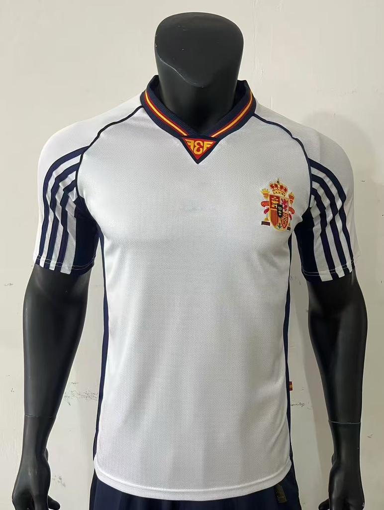 Club retro jersey home and away retro top nostalgic league Champions League version short sleeve Red Devils main Real Madrid