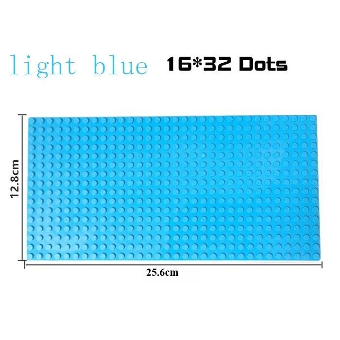 Non-Toxic 32*32*16*16 Dots Base Plate Building Block Diy City Traffic Road Figures Construction Toys Bricks Baseplates For Kids Toys