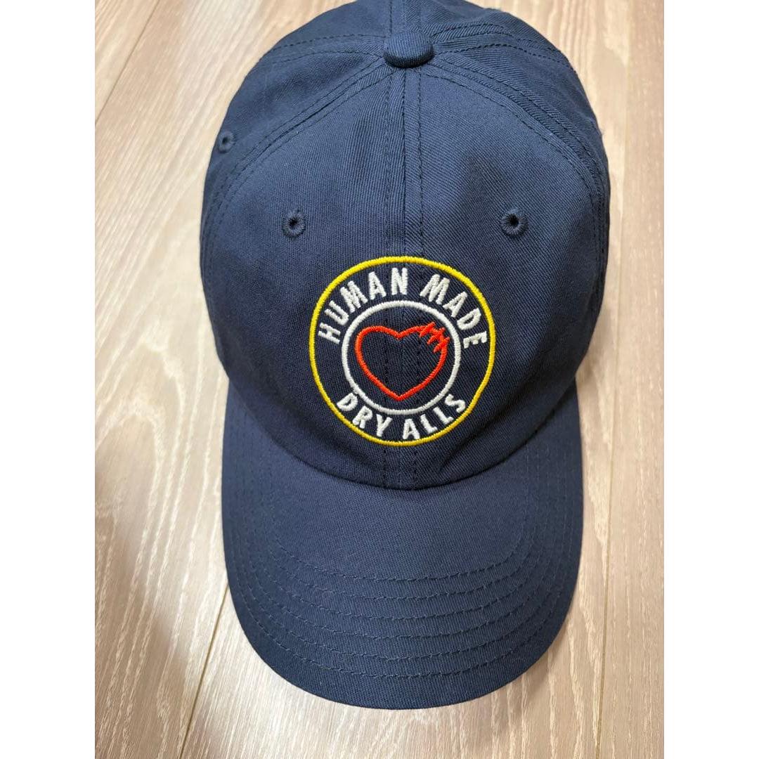 Used Human Made 6 Panel Cap Heart Navy