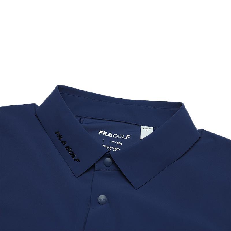 Men's Shirt FILA Polo Shirt Men's Deep Midnight Blue