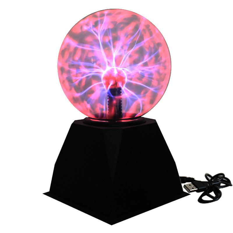 Magic Plasma Ball Lamp USB Electrostatic Touch Sensitive Atmosphere Night Light Novelty Lamp Kids Birthday Christmas Gift
