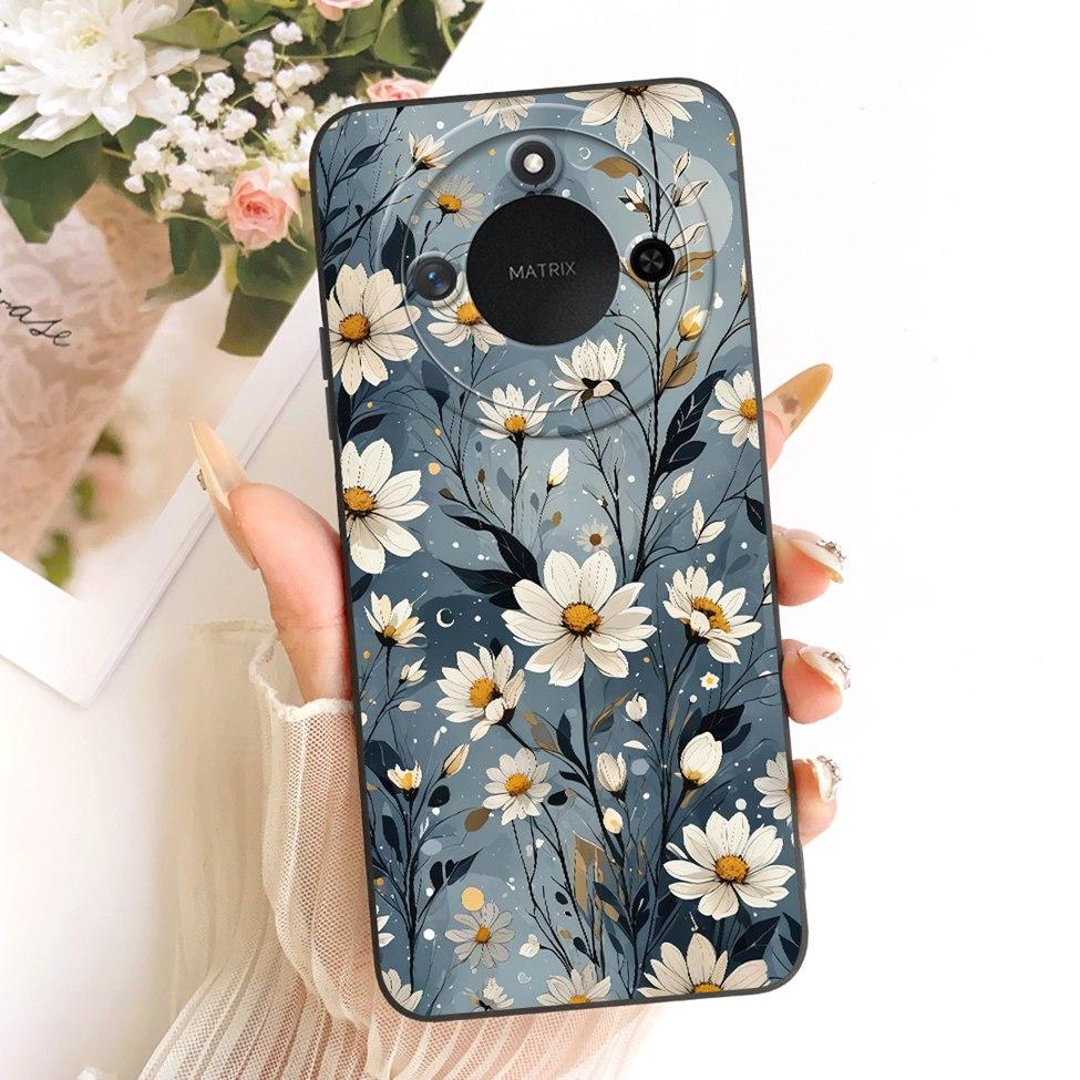 6.8'' For Honor X9c Smart Case Silicone Fashion Luxury Cute Cartoon Painted Cover For Honor X9c Smart Funda