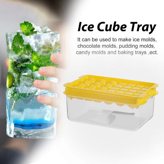 Ice Tray Set with Lid Ice Ice Shovels BPA Free Bin Cube Tray for