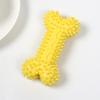 Spiky Bone Dog Chew Toy Puppy Teething Toy Textured Bone Teeth Cleaning Toy for Aggressive Chewers Anxiety Relief