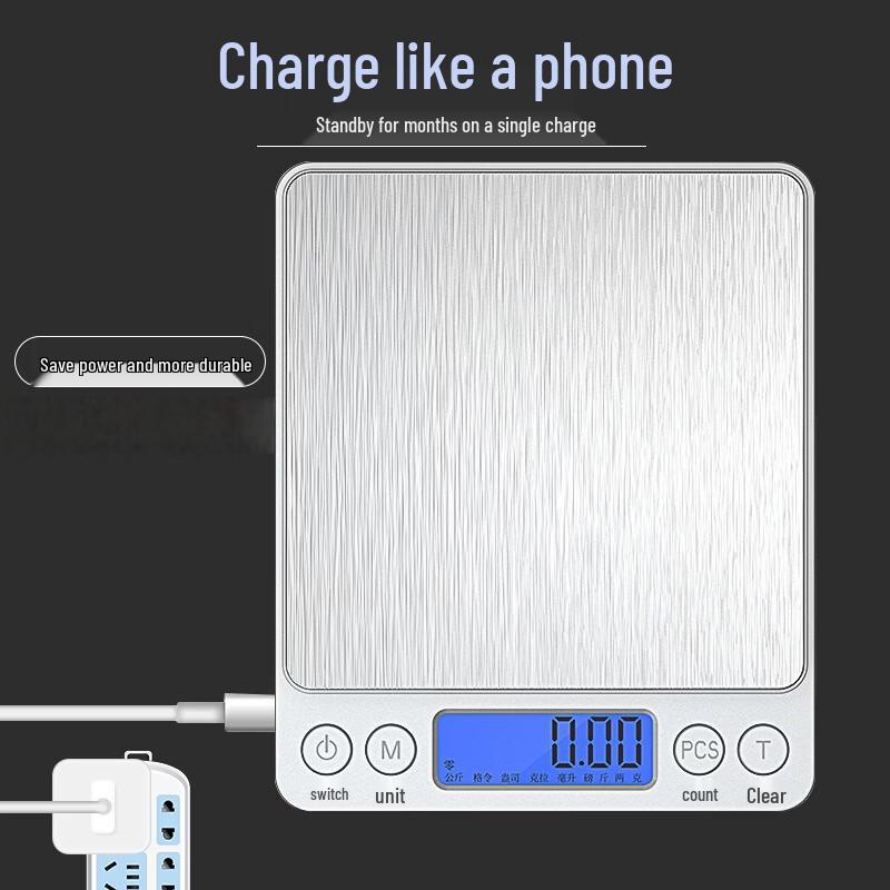 YEANTEEN High-Precision Kitchen & Jewelry Digital Scale