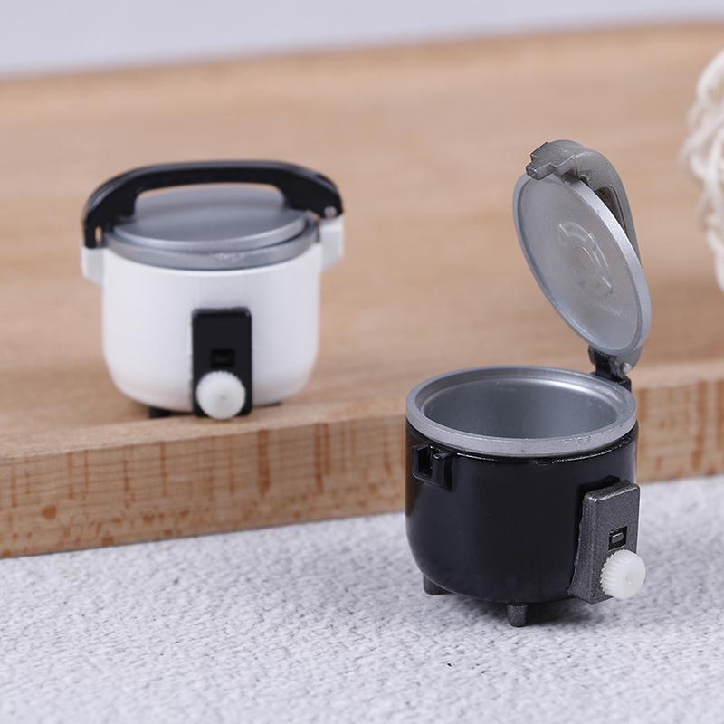 1:12 Miniature Rice Cooker Food Steamer Warmer Kitchen Cookware Dollhouse