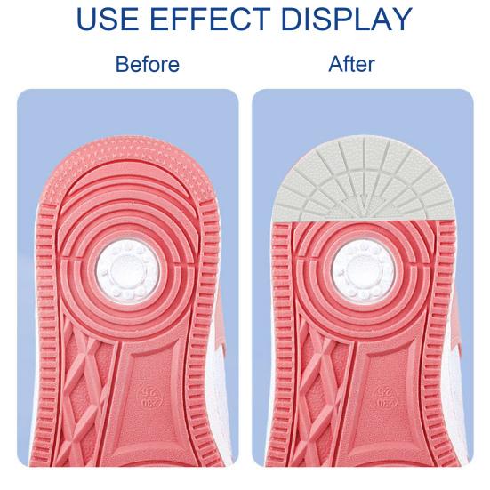 5 Pairs Shoe Soles Repair Replacement Shock-absorbing Slip Resistant Cut Freely Easy to Use Rubber Shoe Out Soles