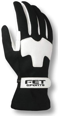 FET Sports 3D Lightweight Gloves S FT3DLW05 Black/White