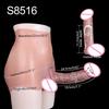 SXXY Realistické Duté Dildo Kalhotky Silikonový Pánský Popruh na Penis Rukáv Realistické Sexuální Hračky Pro Muže Prodloužení Penisu Ženy Gay