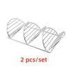 304 Stainless Steel Pancake Stand Mexican Corn Chicken Burrito fry basket pancake Taco Holder rack Stand V Shape Taco Holder