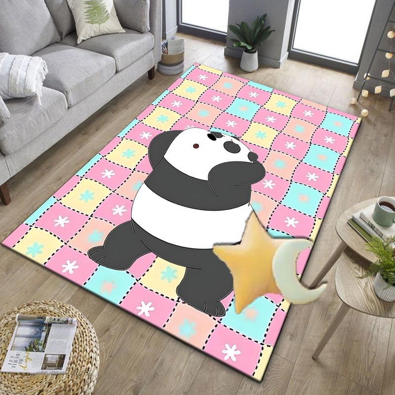 Nightly Friends bears Adventure Office Rug Chair Mat, Game Carpet, Suitable for Front Door, Bedroom, Living Room, Desk, Holiday Gift