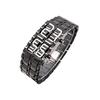 Men Digital Watch Large Screen Electroplated High Accuracy Decorative Cool Style Individual Stainless Comfortable Strap Lighweight Men Wristband