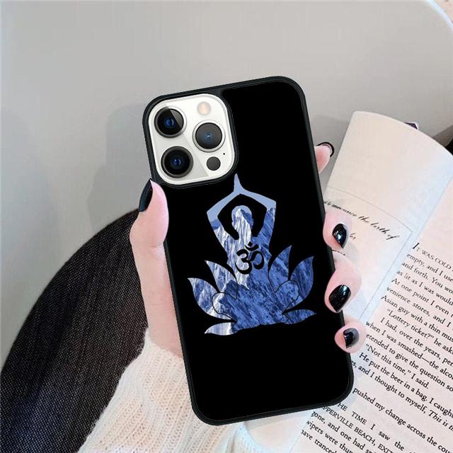 OM Yoga GOA Zen Symbol Muschel Hülle Für iPhone 17 Air 15 16 14 13 12 Pro Max 11 Pro Max Plus Handyhülle Abdeckung
