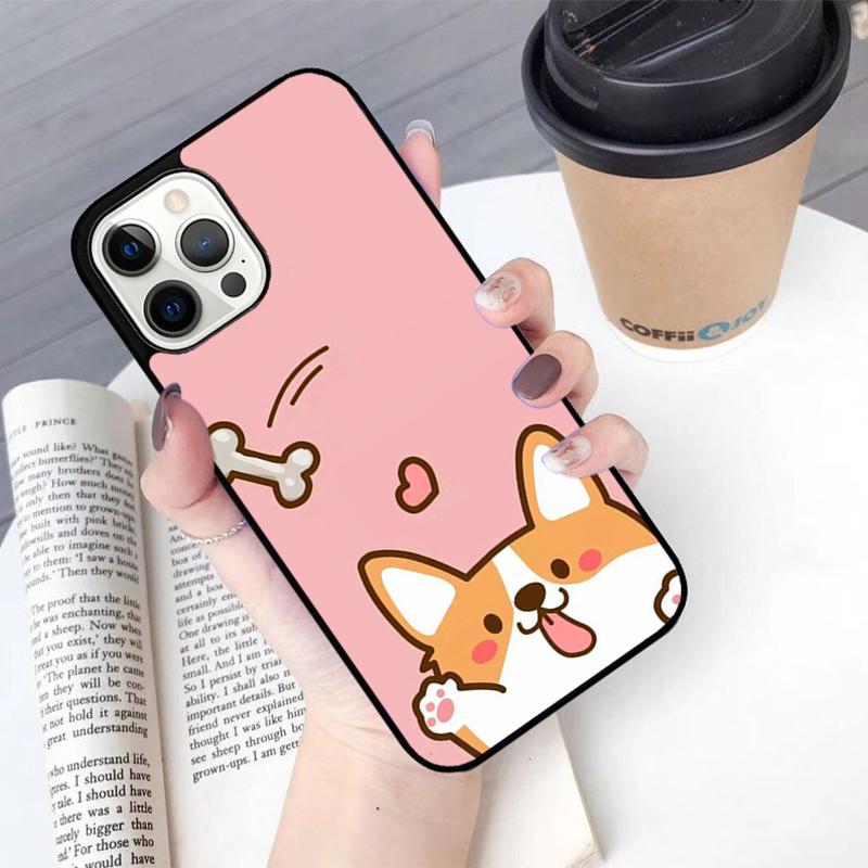 Cute Corgi Sexy Cartoon Dog Ass Phone Case For iPhone 17 Air 13 12 14 15 16  Cover For Apple Pro Max Plus SE Coque