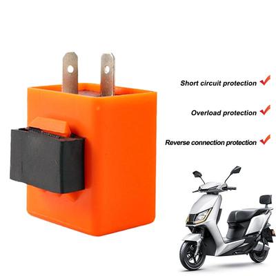 Pagrieziena rādītāja gaismas LED mirkšķinātājs Regulējama frekvence Motocikls Motorollers Virziena gaismas 12V Mirgošanas relejs