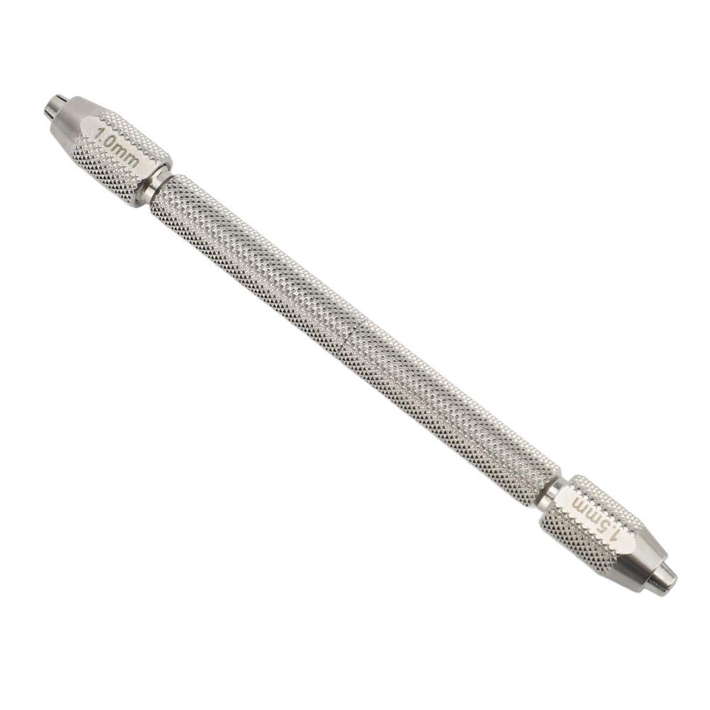 Silver Anti-slip Hand Twist Repair Clamp Mechanical Watch Crown Winding