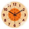 10-inch 25cm Learning Early Education Automatic Time-to-time Radio Clock Home Living Room Bedroom Mute Clock Hanging