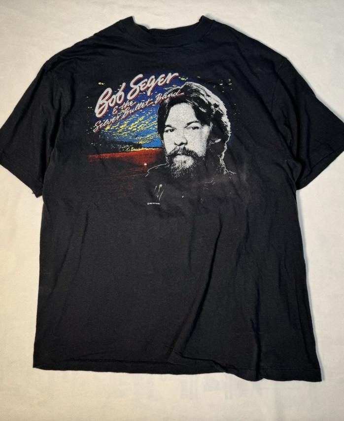 Bob Seger The Distance Tour Adult Cotton Shirt Short Tee SB317 Unisex T-Shirt XL