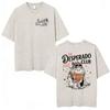 Hett Spel Dungeon Crawler Carl Vintage Tvättade T-shirts Prinsessamunk Rolig Katt Grafisk T-shirt Herr Dam Överdimensionerad Bomulls-T-shirt