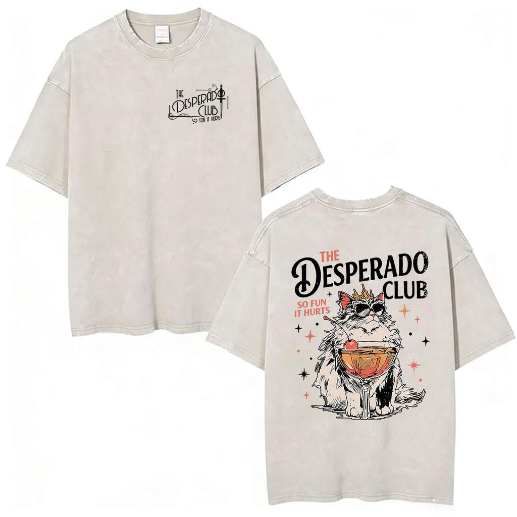 Hett Spel Dungeon Crawler Carl Vintage Tvättade T-shirts Prinsessamunk Rolig Katt Grafisk T-shirt Herr Dam Överdimensionerad Bomulls-T-shirt