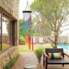 1Pcs New 12 Tubes Aluminum Alloy Wind Chimes With Hook Gold Silver Bells For Outdoor Home Wedding Party Memorial Decoration Gift