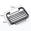 Wall Mounted Soap Dish Holder Punch-Free Drawer Draining Holder Kitchen Sponge Storage Box Bathroom Organizer Rack