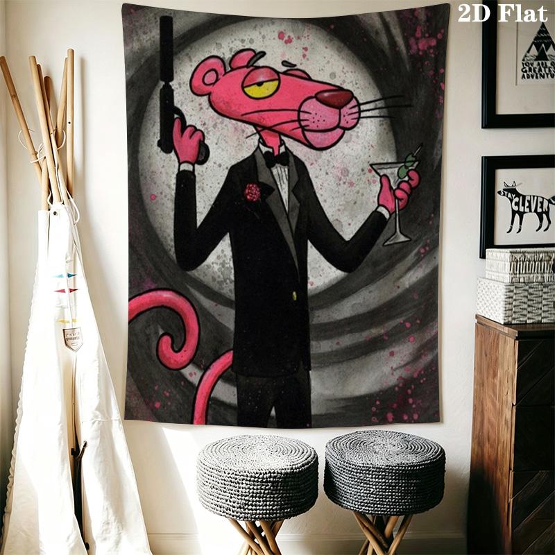 Pink leopard print Pattern Home Decor Tapestry, Wall Hanging, Decorative RV Wall Cloth.ZGT0914172