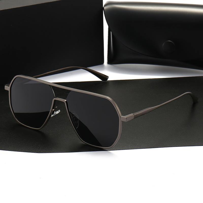 The Same Polarized Sunglasses Bring Aluminum And Magnesium Popular Fashion Sunglasses Men'S Driving Glasses Color-Changing Night Vision