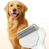 1Pc Floating Stainless Steel Dog Hair Removal Brush For Long Hair Breeds Puppy Cat Comb Pet Grooming Products Curved Design