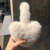 Y2k Korea Women Kawaii Pink Love Heart Earmuffs Winter Warm Thickened Japanese JK Ear Protection Cycling Earbags Accessories